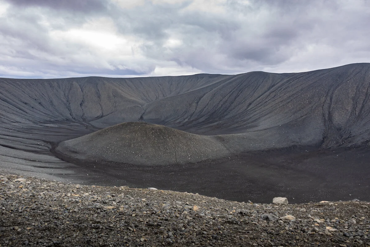 Cratère de Hverjall à Myvatn