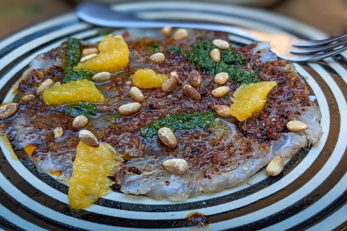 assiette de sucré salé dans un restaurant